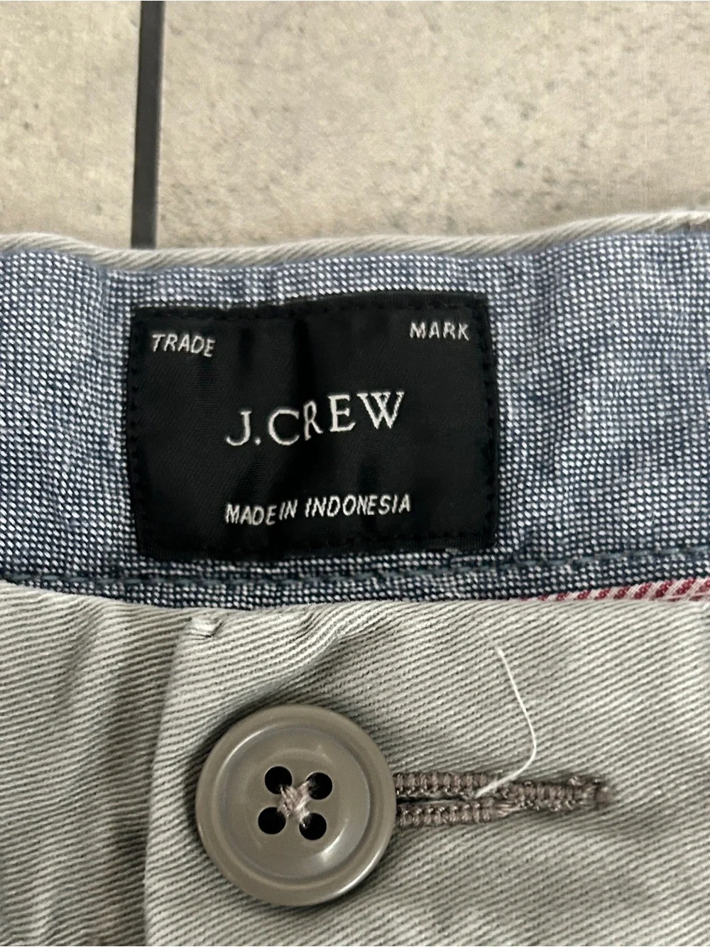 J. Crew 770 Straight-fit stretch chino pant gray 31X32